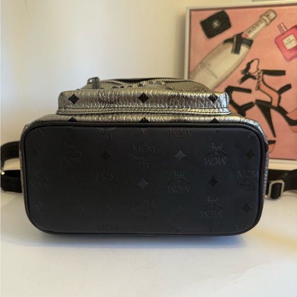 MCM Metallic Studded leather Backpack - Picture 10 of 16